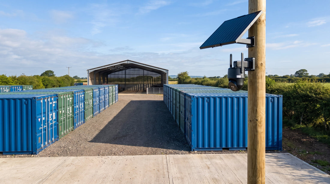 Container Storage Site Security Cameras: CCTV for Farm Self-Storage Businesses